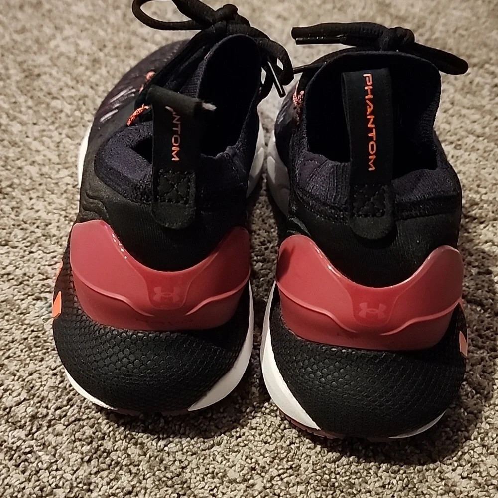 NWOT Under Armour Hovr Phantom 2 intelliknit speed form size 10 maroon/black - Picture 5 of 8